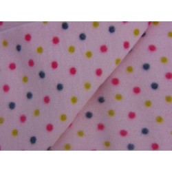 Felpa invernale, Rosa, Pois colorati