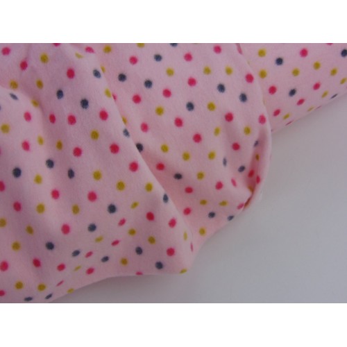 Felpa invernale, Rosa, Pois colorati