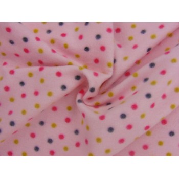 Felpa invernale, Rosa, Pois colorati