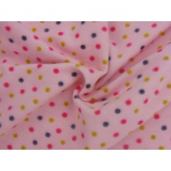 Felpa invernale, Rosa, Pois colorati
