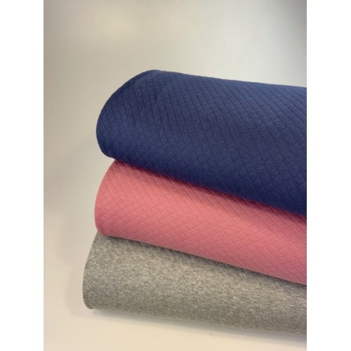 Felpa estiva di Cotone, Nido d'ape, Jeans