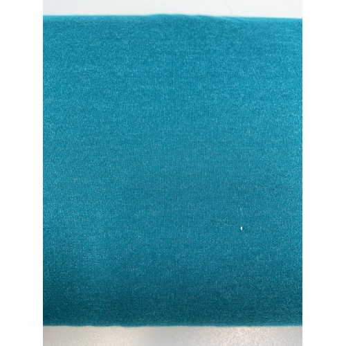 Jersey di Cotone , Double Face, Petrol-Grigio