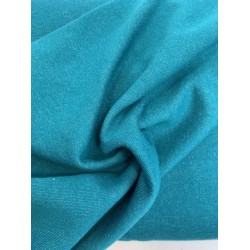 Jersey di Cotone , Double Face, Petrol-Grigio