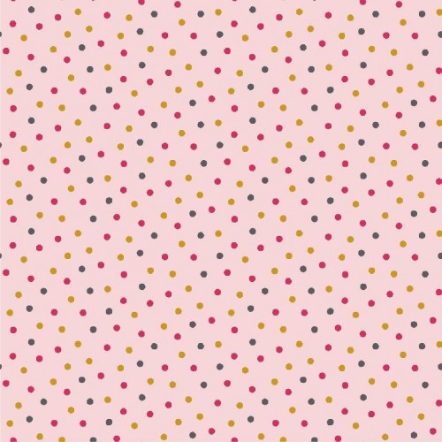 Felpa invernale, Rosa, Pois colorati
