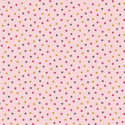 Felpa invernale, Rosa, Pois colorati