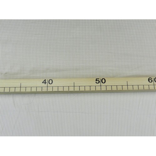 Cotone Vichy, Beige a quadretti piccoli bianchi