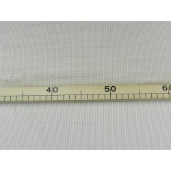 Cotone Vichy, Beige a quadretti piccoli bianchi