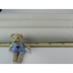 Cotone Vichy, Beige a quadretti medi bianchi