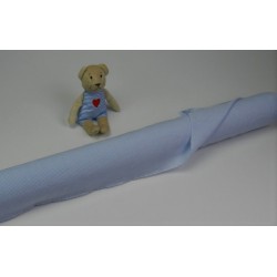 Cotone Vichy Celeste a quadretti piccoli bianchi