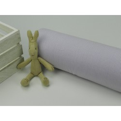 Cotone Vichy , Righe, Viola / Bianco