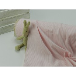 Cotone Vichy , Righe  Rosa/ bianco