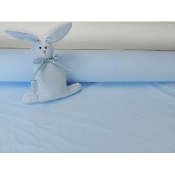 Cotone Bio, Popeline  50,Celeste