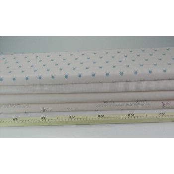 Cotone Bio, Popeline  Rosa Antico con Topolino 2