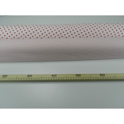 Cotone Bio, Bianco, Stelle Rosse