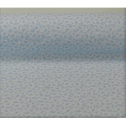 Cotone Bio, Bianco, Foglie Celeste