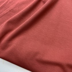 Bio Jersey di Cotone Organico, Uni,Tabacco