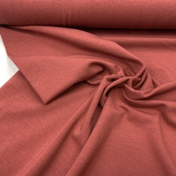 Bio Jersey di Cotone Organico, Uni,Tabacco