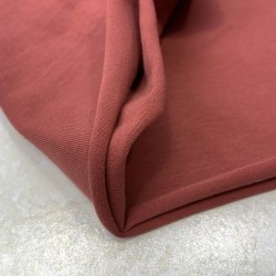 Bio Jersey di Cotone Organico, Uni,Tabacco
