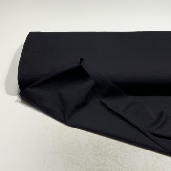 Bio Jersey di Cotone Organico, Uni, Nero 2