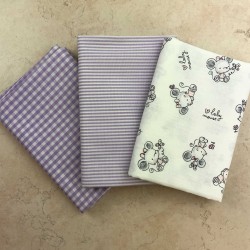 Pack Cotone Viola, 3 pz. 50x 70-75cm