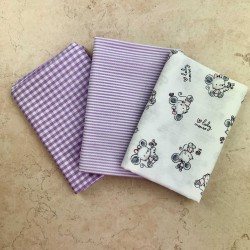 Pack Cotone Viola, 3 pz. 50x 70-75cm