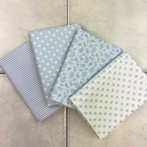 Pack Cotone Celeste Bio, 4 pz. 50x 70-75cm