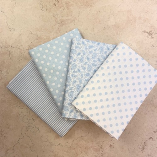 Pack Cotone Celeste Bio, 4 pz. 50x 70-75cm