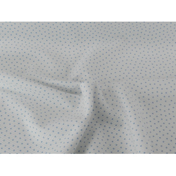 Pique, Pois, Bianco / Celeste 2