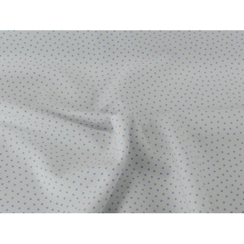 Pique, Pois, Bianco / Celeste