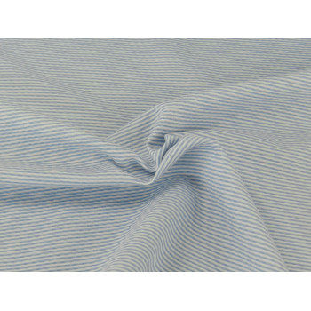 Pique, Righe , Bianco - Celeste 2