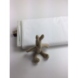 Popeline 50s, Cotone Bio, Bianco