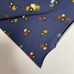 Jersey di Cotone, Trattore , Blu Jeans