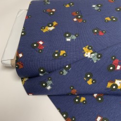 Jersey di Cotone, Trattore , Blu Jeans