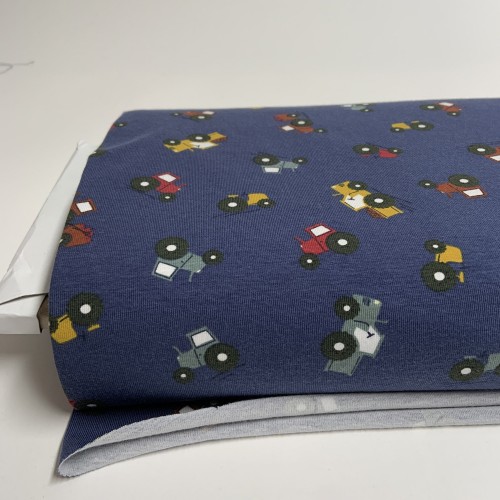 Jersey di Cotone, Trattore , Blu Jeans