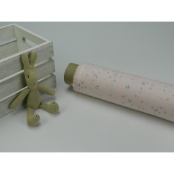 Voile Stampato, Rosa con farfalline