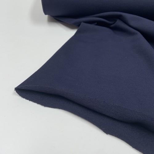 Felpa/ French terry, Blu Navy scuro