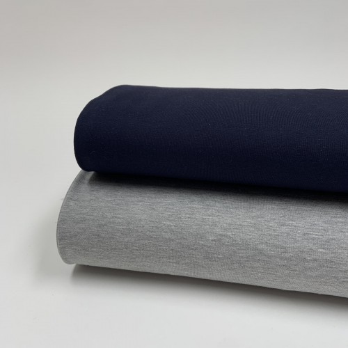 Felpa/ French terry, Blu Navy scuro
