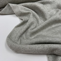 Jersey di Cotone con effetto Glitter , Sabbia