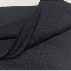 Polsino di cotone Organico, Nero